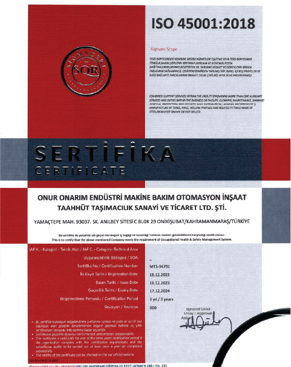 Sertifika 3